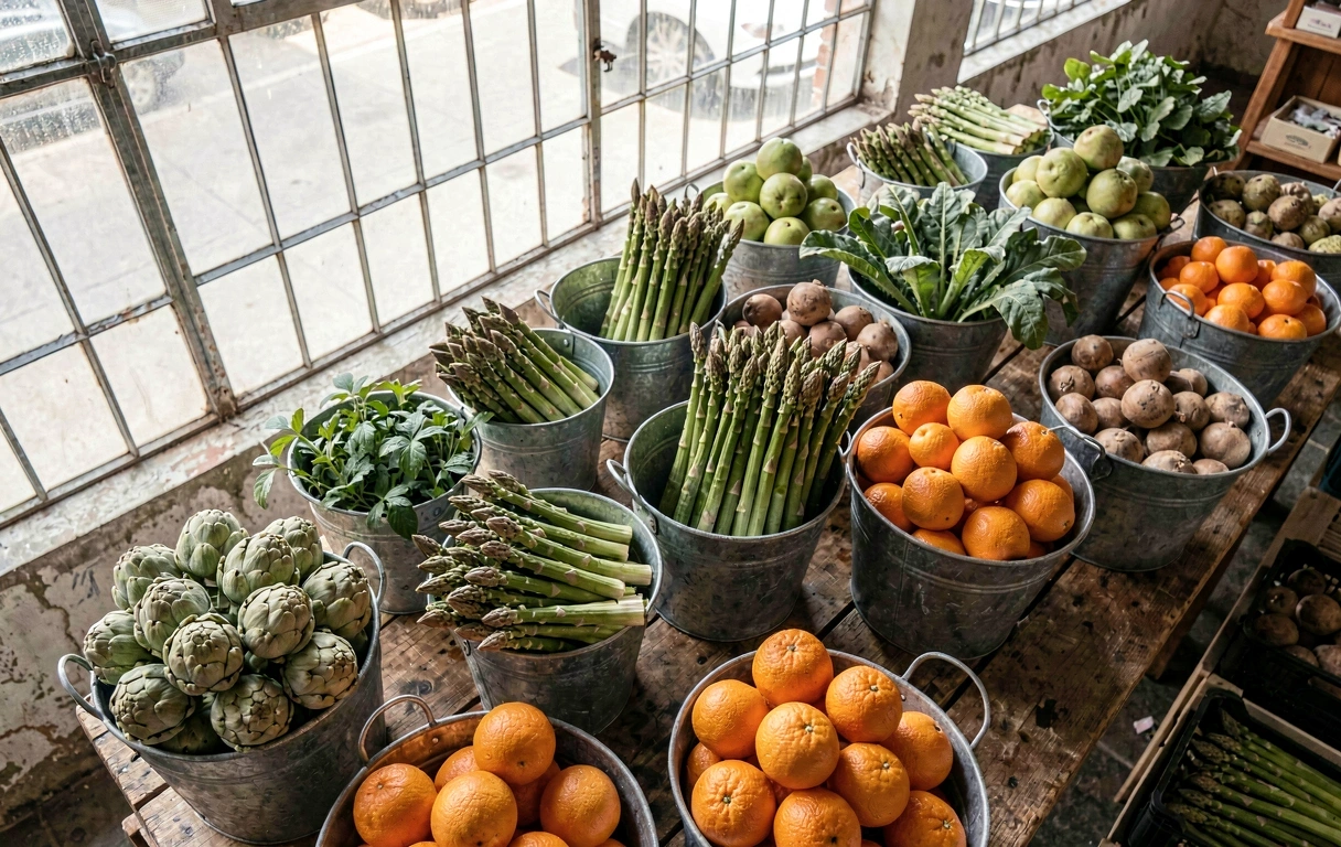 Mercado local en Sevilla